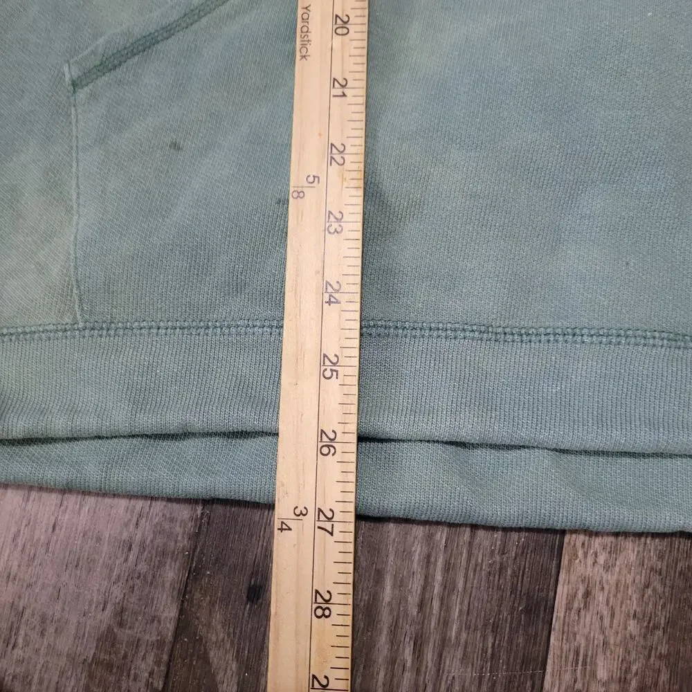 Vintage Russell‎ Athletic Sun Faded Green Hoodie Sweatshirt Large VTG Y2K